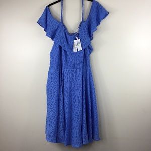 Spense Off Shoulder Spaghetti Strap Dress